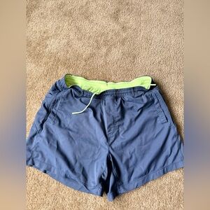 Birddogs boom for your boomstick Athletic Shorts in Blue with Neon Green Trim